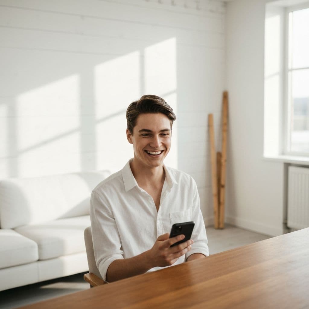 Person using CredXpres for instant loans